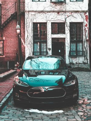 Tesla model S noir