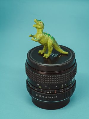Jouet dinosaure vert