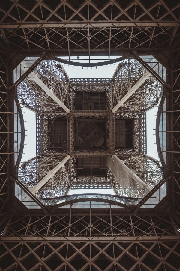 Tour Eiffel vue du dessous