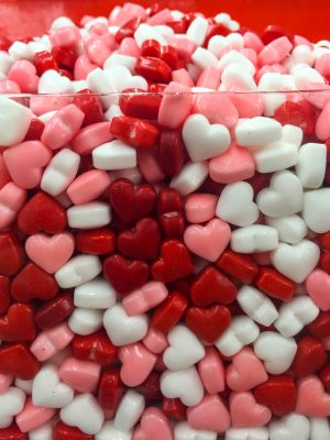 Bonbons en forme de cœur