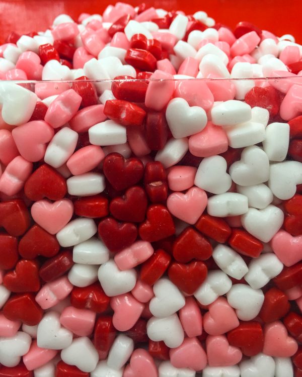 Bonbons en forme de cœur