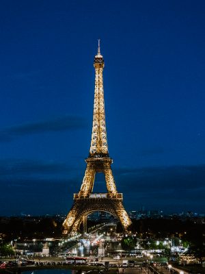 Tour Eiffel Paris vue de nuit