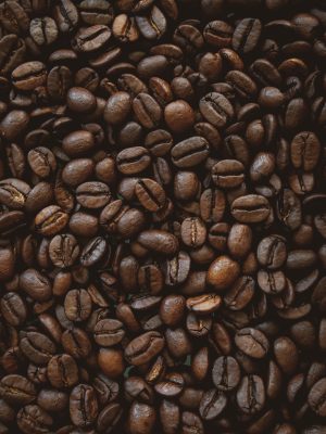 Grains de café bruns