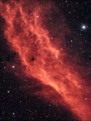 Galaxie rouge et noire