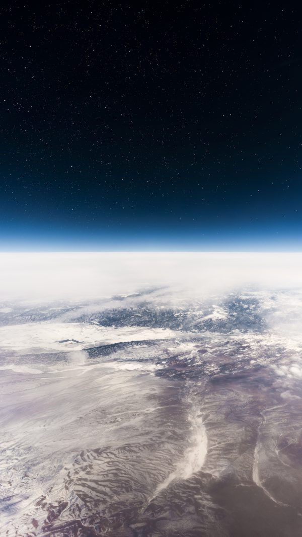 Vue de la terre depuis l'espace