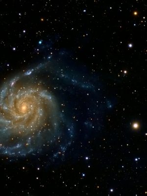 Galaxie dans le ciel spatial